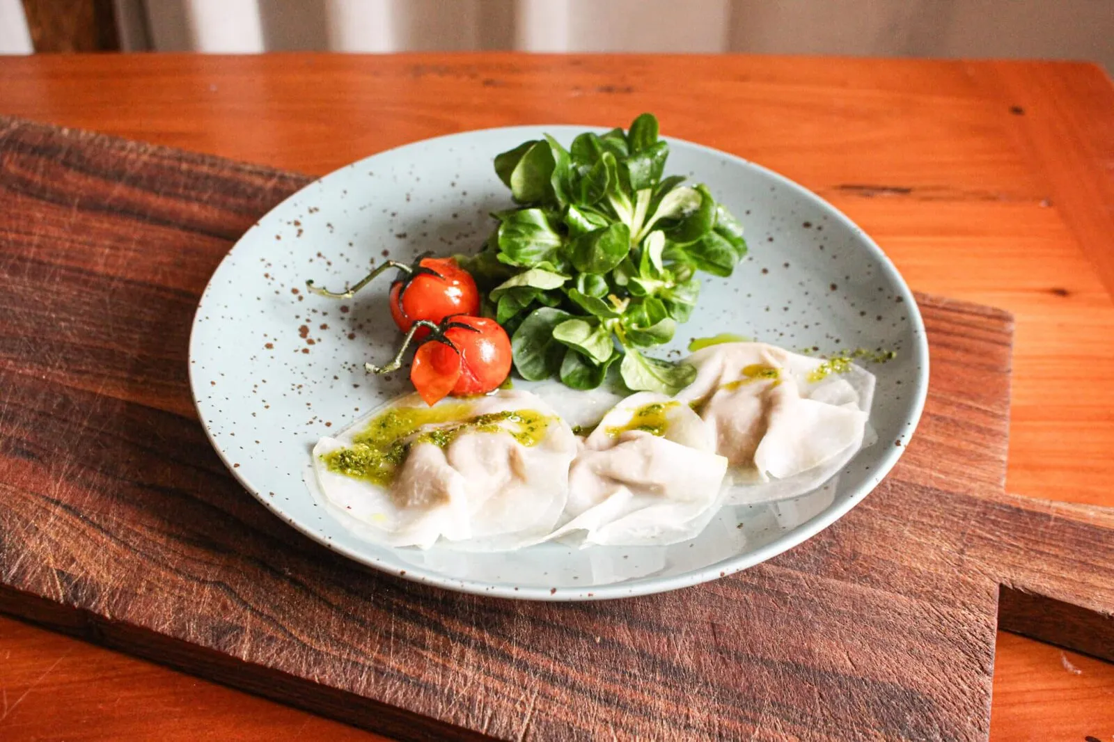 Kohlrabiravioli-Kartoffelhaus