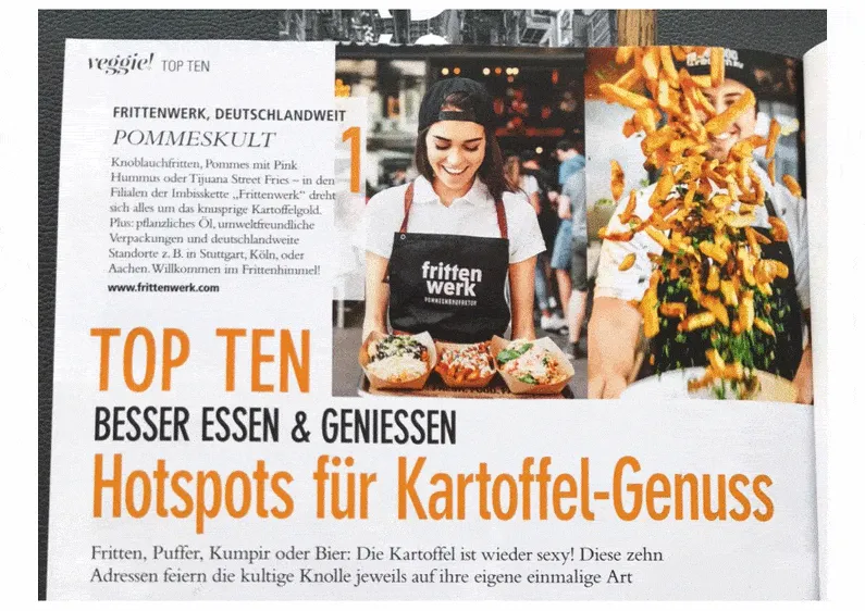 Kartoffelhaus in der Veggie – Essen und genießen